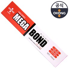 오공 메가본드 다용도 강력본드 고무 가죽 금속 목재 도기 석재용 140ml, 1개