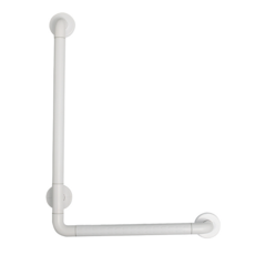 L型ABS白色防滑安全扶手 浴室廁所扶手 L型加強安全扶手, 白色, 1個