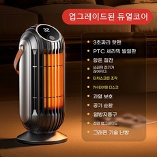 PYHO 스마트 온풍기 고성능 이핵발전기 난방기 PTC 초저소음 과열방지 가정용 소형 난방 히터 사무실 미니 전기난로