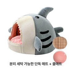고양이 장난감 물고기 깃털 꼬리잡기 사냥놀이 움직이는, 1개, 매칭 쿨링 매트, M (최대 5kg)