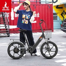 通懃電動車 20吋輕便電動自行車 內置鋰電, 黑色/一體輪/速度傳感,48V20Ah續航約, 1個