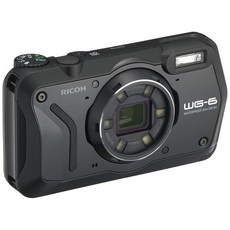 RICOH WG-6 4K GPS 블랙 본격 방수 카메라 20미터 방수 내충격 방진 내한 2000만