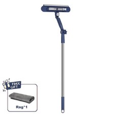 높이의 창문 청소기 양면 유리 청소 도구 사각지대 실외 창문용, 1개