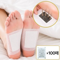 발바닥 패치 발패치 독소 제거 독소패치, 1박스, 100개입