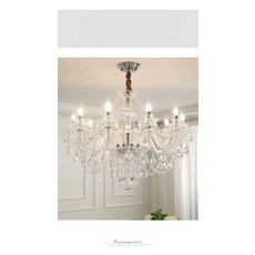 샹들리에 인테리어 식탁등 럭셔리 물고기 단두벽등 거실 거실등 자개 엔틱 북유럽, 5W, 10구 [지름 80cm]