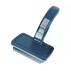 寵物手動除毛梳 狗用除毛梳 退毛梳 美容清潔按摩梳 寵物用品, 1個, S號, 藍綠色