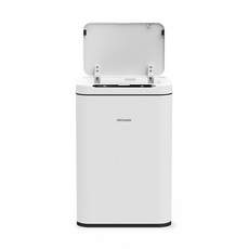 다룸 스테인리스 자동 센서 스마트 쓰레기통 20리터, 날개형 화이트, 날개형 화이트