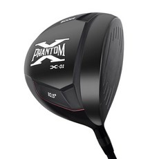 야마모토골프 남성용 팬텀 드라이버 블랙 500CC X-01, R, 10.5도