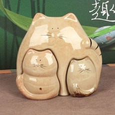 오손도손 소품인형 3P 고양이가족 WW0341B8