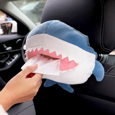 차량용 강아지 상어 인형 티슈 휴지 케이스 m11321 티슈케이스 휴지케이스 티슈커버