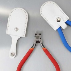 (예스하비) 프라모델 니퍼 날 가죽 보호 커버 캡 YHNC02 건프라 공구, 3개, 화이트