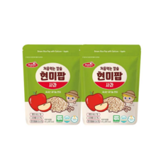 베베스트 처음먹는 칼슘 현미팝, 2개, 20g, 사과