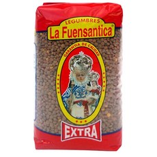 LA FUENSANTICA 라 후엔산티카 푸엔산틱 파드리나 엑스트라 렌틸콩, 4개, 1kg