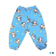 유아동 미술 가운 방수바지 놀이 앞치마-몽키 바나나 jum+621Vf