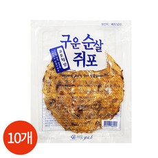 서울지앤이 구운 순살 쥐포, 36g, 10개