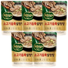 비비고 소고기듬뿍설렁탕, 460g, 5개