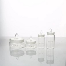바닥 유리 스토퍼 달린 높이 또는 낮은 유리 계량 접시 병 50x30mm 40x25mm 60x30mm 70x35mm 1 개, 01 CHINA, 11 60x30