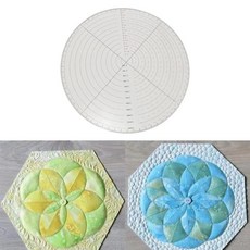 퀼팅 템플릿 패턴 패치워크 자 재봉틀 도구, 1개, 기본