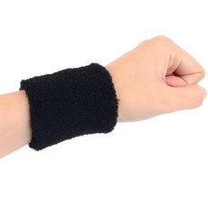 생활창고 스포츠 손목밴드 1P 운동밴드, 검정