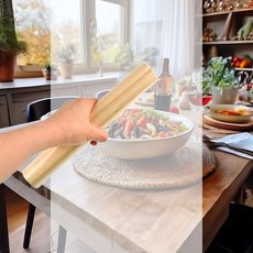나무밀대 소 25cm 조리도구 쿠키 중국집 양식 면 레스토랑