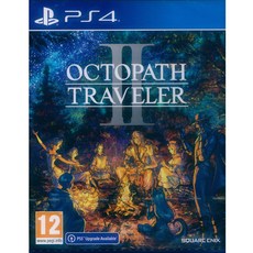 一起玩 PS4 歧路旅人 2 八方旅人 2 中文版 Octopath II 歧路旅人2 可免費升級PS5版本, 中文歐版-中文字幕英文封面