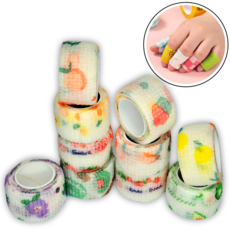 자가점착 핑거밴드 미끄럼방지 스포츠 테이핑 10종 세트, A 과일믹스, 1개