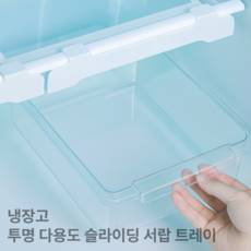 달자네 냉장고 정리 슬라이드 트레이 정리함 슬라이딩 냉장고 정리필수템, 2개, 야채 트레이