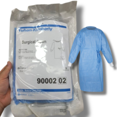 일회용 수술복 멸균 의료용 격리용 수술 써지컬 가운 L사이즈, 1세트 1세트