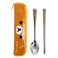 리락쿠마 수저케이스세트-멀티슬림스텐 얼굴 RK196, 리락쿠마-R0331, 단품, 1개