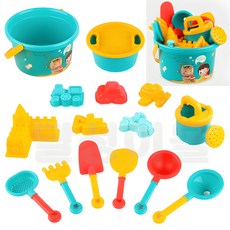 바니랜드 바다마을 모래놀이 16종 세트, 혼합색상, 250g, 1세트