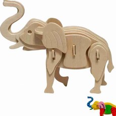 나무 입체 퍼즐 코끼리 조립 장난감 코끼리장난감