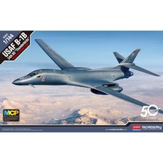 아카데미과학 1/144 미공군 B-1B 34 폭격비행대 썬더버드 전투기, 1개