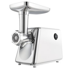 多功能家用電動絞肉機，110V/220V 美規灌腸機，碎辣椒蒜泥, 黑色+電鍍前蓋,MG-M2(英規）