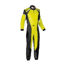 에이투지커넥트 OMP 레이싱 점프슈트 KS-3 통기성 방수 남녀공용, 노란색
