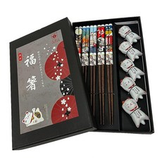 Bamboo Noodles 주방 요리 프라이팬 젓가락 33cm(13인치) 길이 재사용 가능한 2쌍 세트 친환경 제품 LANHUTHS_155126, 목재 및 도자기_155126, 럭키 캣