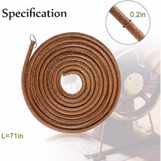 2pcs 바느질 벨트 가죽 Treadle 부품 존스 재봉틀에 대 한 후크와 183cm 홈 오래 된, 01 2pcs, 1개