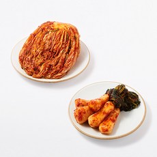 [홍진경 더김치] 포기김치 3kg+총각김치 3kg, 1세트, 6kg