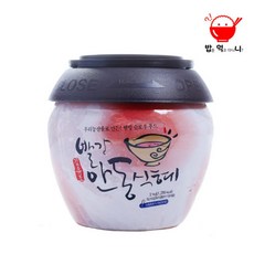 빨간 안동식혜 전통발효식품 김유조 2kg 단지, 2개