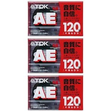 TDK 오디오 카세트 테이프 AE 120분 3권 팩 AE 120X3G