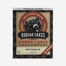 코디악 파워 케이크 버터밀크 플랩잭 & 와플 믹스 개당 Kodiak Power Cakes Buttermilk Flapjack & Waffle Mix 20 oz per co, 566.99g, 3개