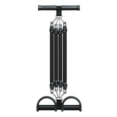 헬스용품 저항밴드 발 끼우는 근력 스트레칭 운동, 1개, 범용 블랙 50kg