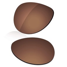 LenzReborn 오클리 타이 브레이커 OO4108 선글라스용 편광 렌즈 교체 - 기타 옵션 러스트 브라운 97029, 러스트 브라운 - 편광