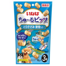 INABA 汪啾嚕肉泥雞肉夾心捲，酥脆外皮，濃郁肉泥夾心，狗狗訓練獎勵零食, 36g, 1個, DS-326（雞肉+雞軟骨）