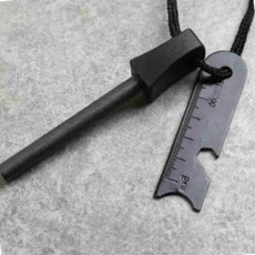 부싯돌 스틱 캠핑 파이어 스틸 스타터 마그네슘 불꽃 점화 도구 점화기, 1개