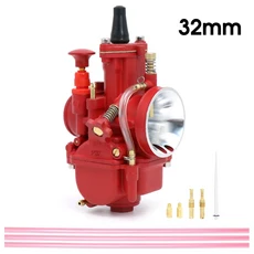 ZSDTRP KEIHIN 2T 스쿠터 ATVUTV 50CC 엔진 오토바이 레드 PWK 기화기 2830 34mm, 09 32mm