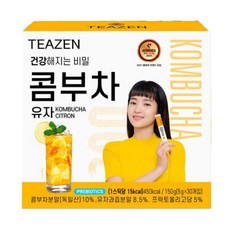 티젠 티젠 콤부차 유자 (보틀 포함), 2개, 30개입, 5g