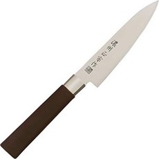 營部連 日本製濃州生魚片刀：樹脂柄、鋒利耐用 適用於料理、野營與露營, 1個, 正宗, 棕色