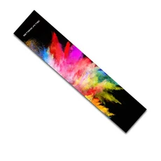 강력한 보호 댄스 롱 그립 테이프 스케이트 미끄럼 방지 사포 다채로운 그래픽 데크 122cm, 09 K, 1개