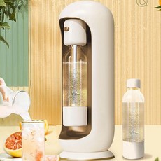 탄산수제조기 소다 메이커 상업용 버블 워터 머신 DIY 수제 탄산 음료 스파클링, WHITE