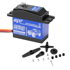 SPT 25KG 35KG 대형 토크 180 메탈 기어 디지털 서보 방수 모터 25T RC 크롤러 자동차 SCX10 드리프트 로봇 부품